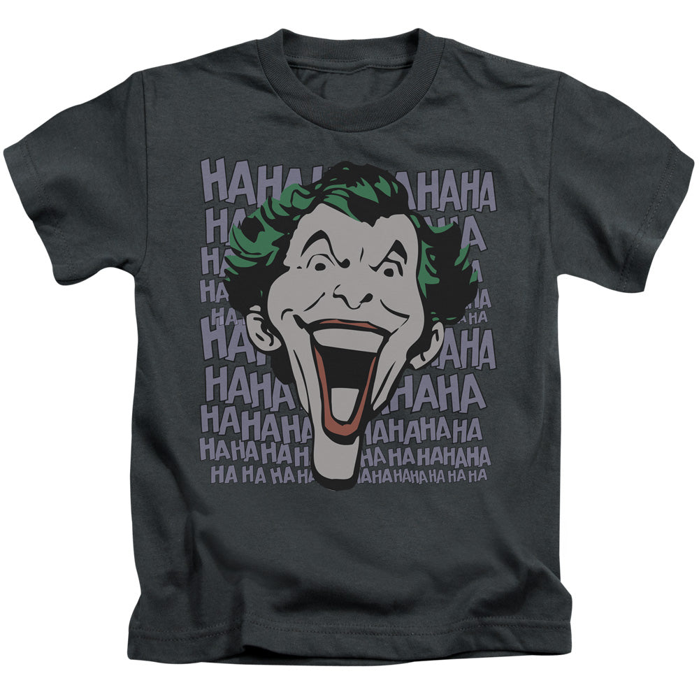 DC Comics Dastardly Merriment Juvenile Kids Youth T Shirt Charcoal Officially Licensed
