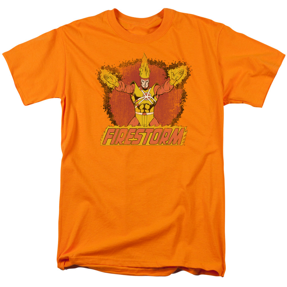 Dc Ring Of Firestorm Mens T Shirt Orange Officially Licensed