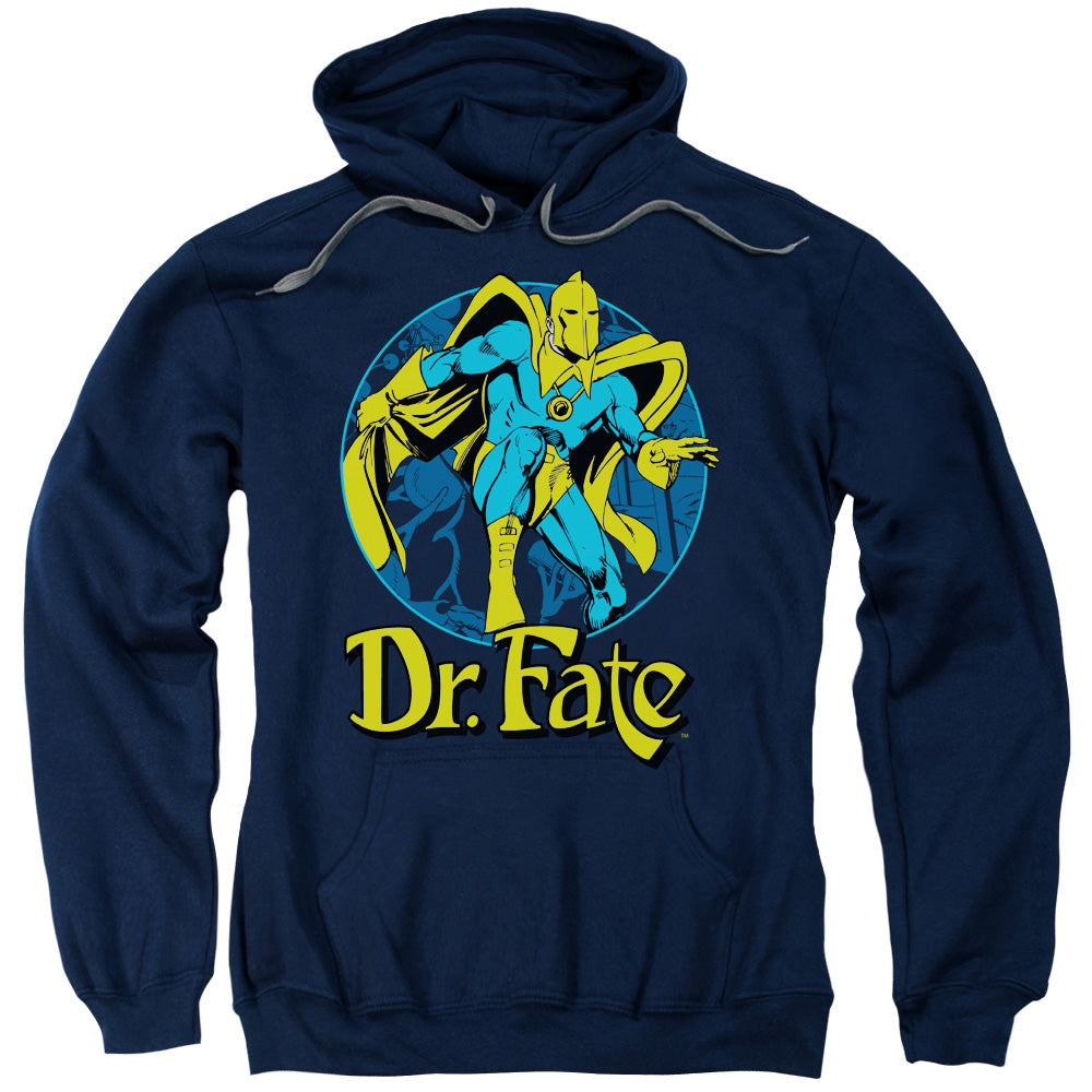 DC Comics Dr Fate Ankh Mens Hoodie Navy Blue Officially Licensed