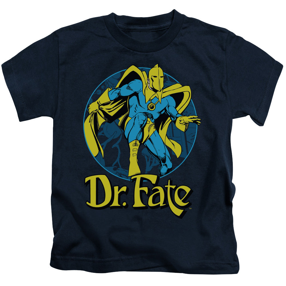 DC Comics Dr Fate Ankh Juvenile Kids Youth T Shirt Navy Blue Officially Licensed