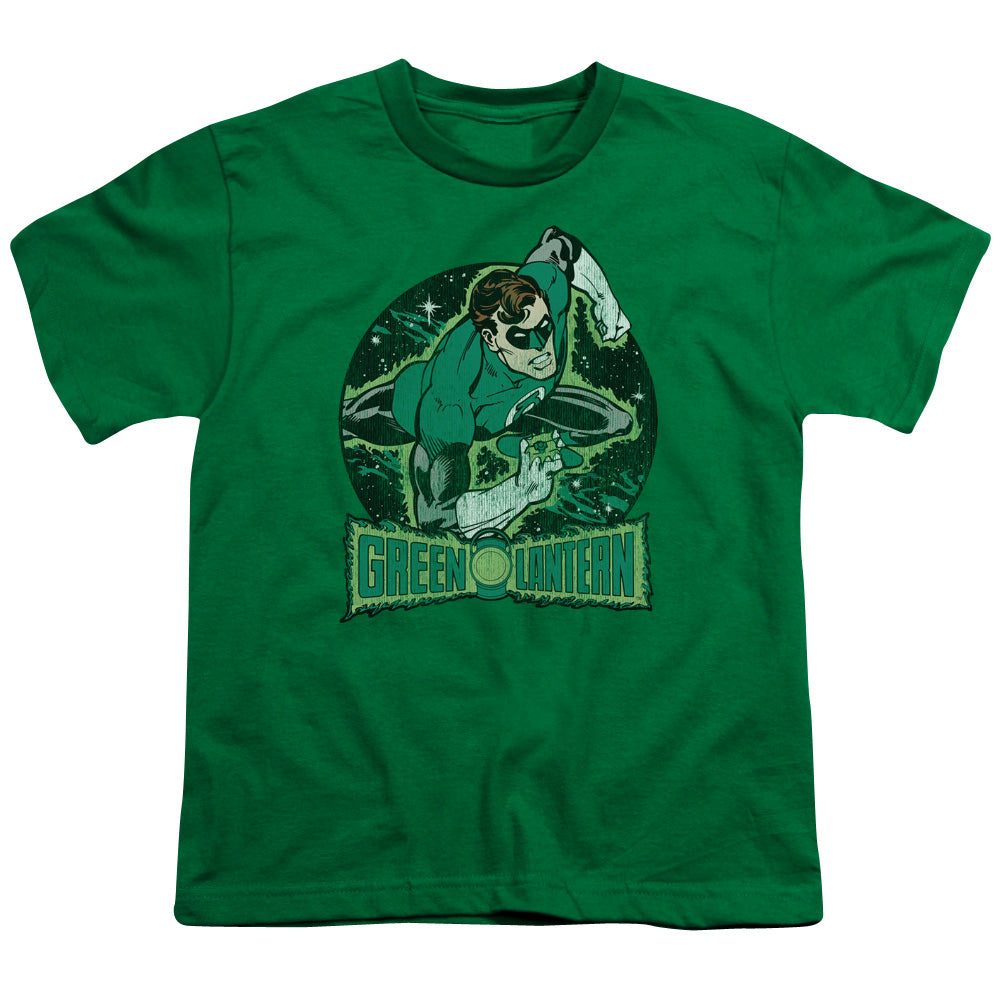 DC Comics in the Spotlight Kids Youth T Shirt Kelly Green Officially Licensed