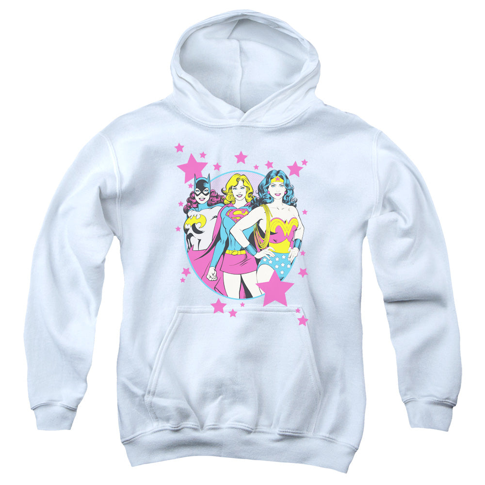 DC Comics We Are Superior Kids Youth Hoodie White Officially Licensed