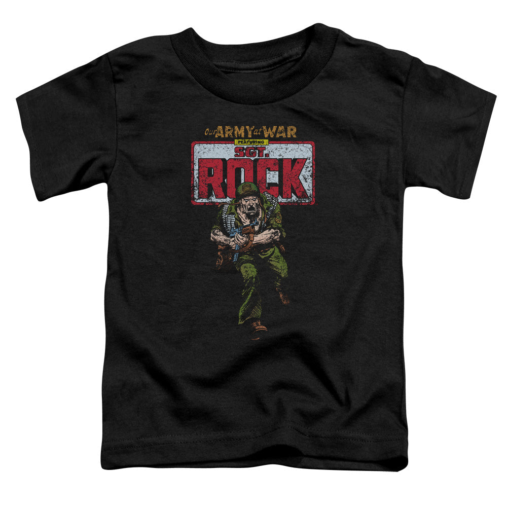 DC Comics Sgt Rock Toddler Kids Youth T Shirt Black Officially Licensed