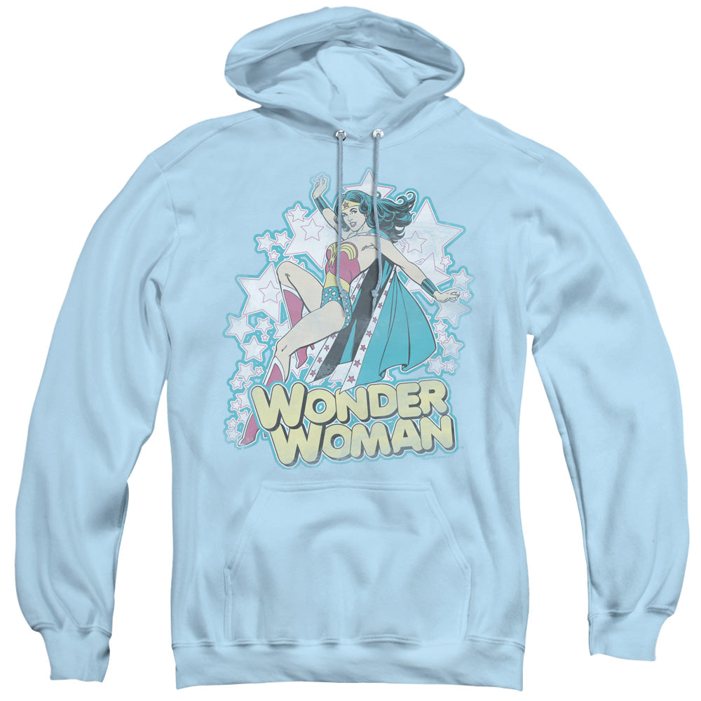 DC Comics Im Wonder Woman Mens Hoodie Light Blue Officially Licensed