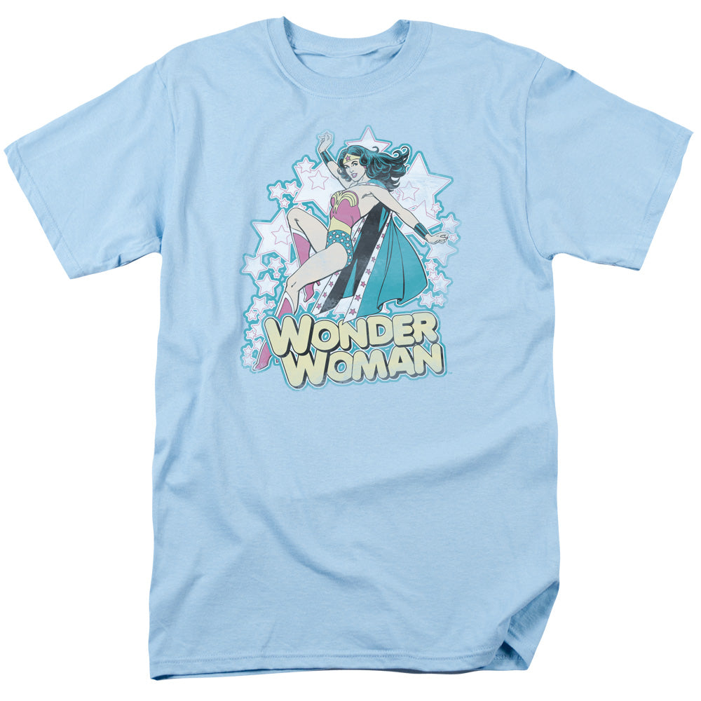 Dc Im Wonder Woman Mens T Shirt Light Blue Officially Licensed