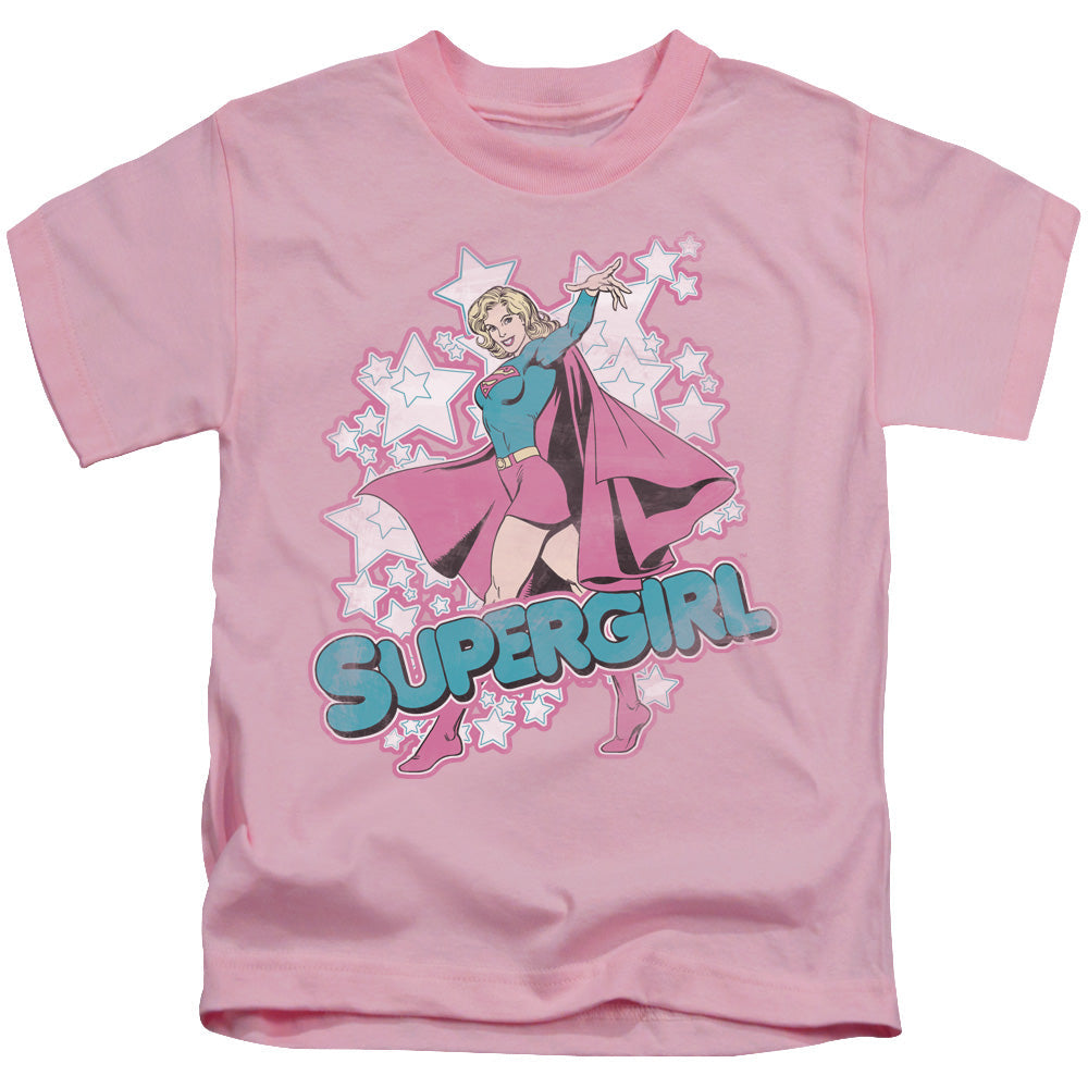 DC Comics Im Supergirl Juvenile Kids Youth T Shirt Pink Officially Licensed