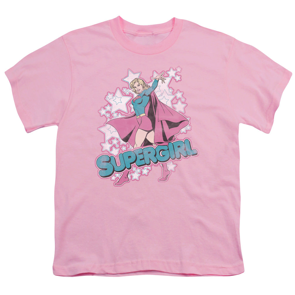 DC Comics Im Supergirl Kids Youth T Shirt Pink Officially Licensed