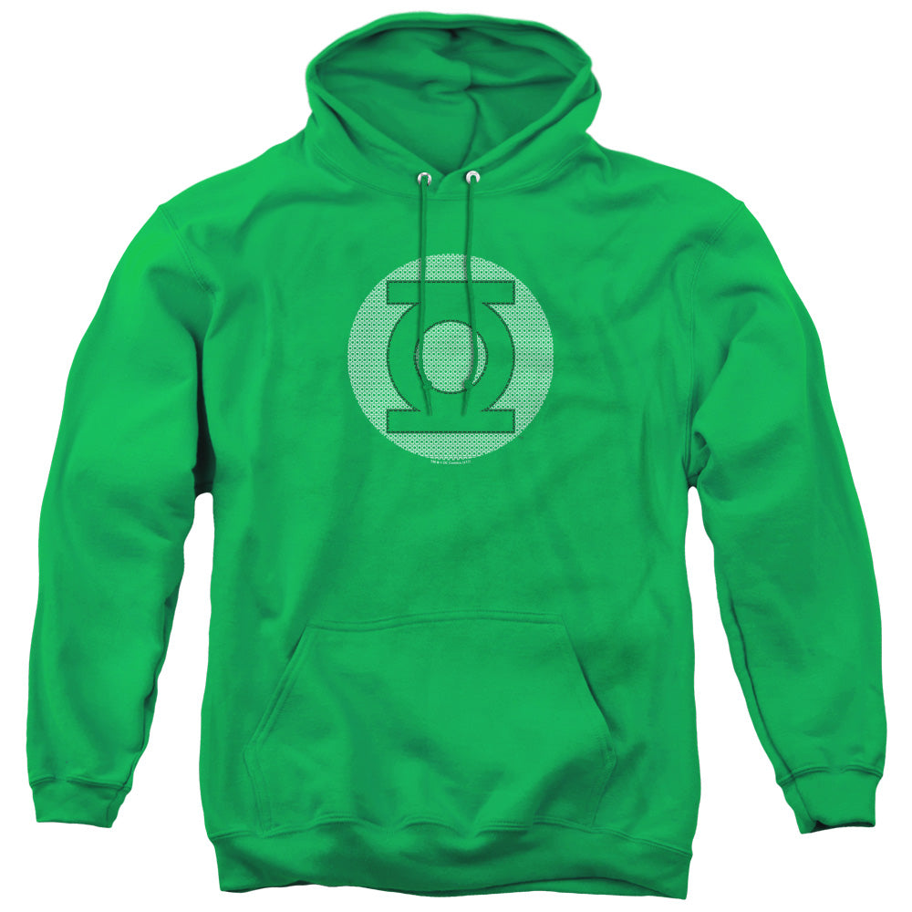 DC Comics Gl Little Logos Mens Hoodie Kelly Green Officially Licensed