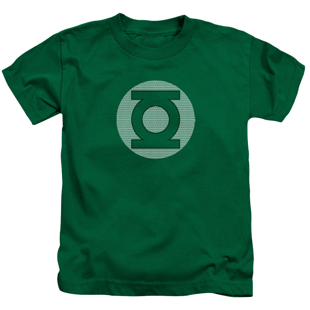 DC Comics Gl Little Logos Juvenile Kids Youth T Shirt Kelly Green Officially Licensed