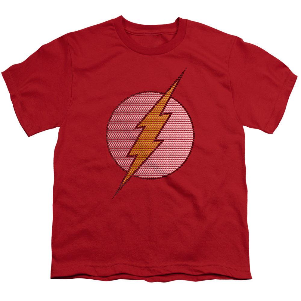DC Comics Flash Flash Little Logos Kids Youth T Shirt Red Officially Licensed