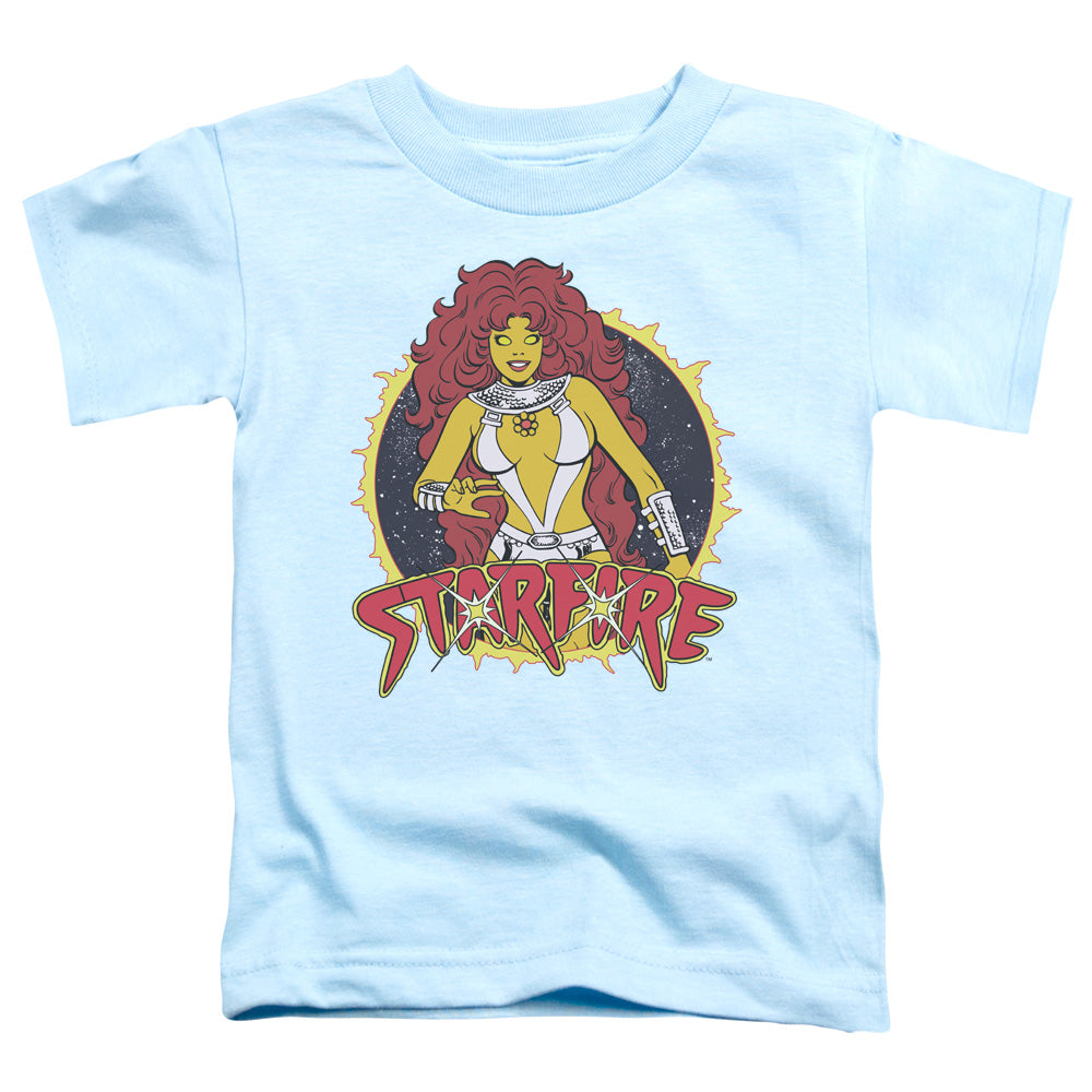 DC Comics Starfire Toddler Kids Youth T Shirt Light Blue Officially Licensed