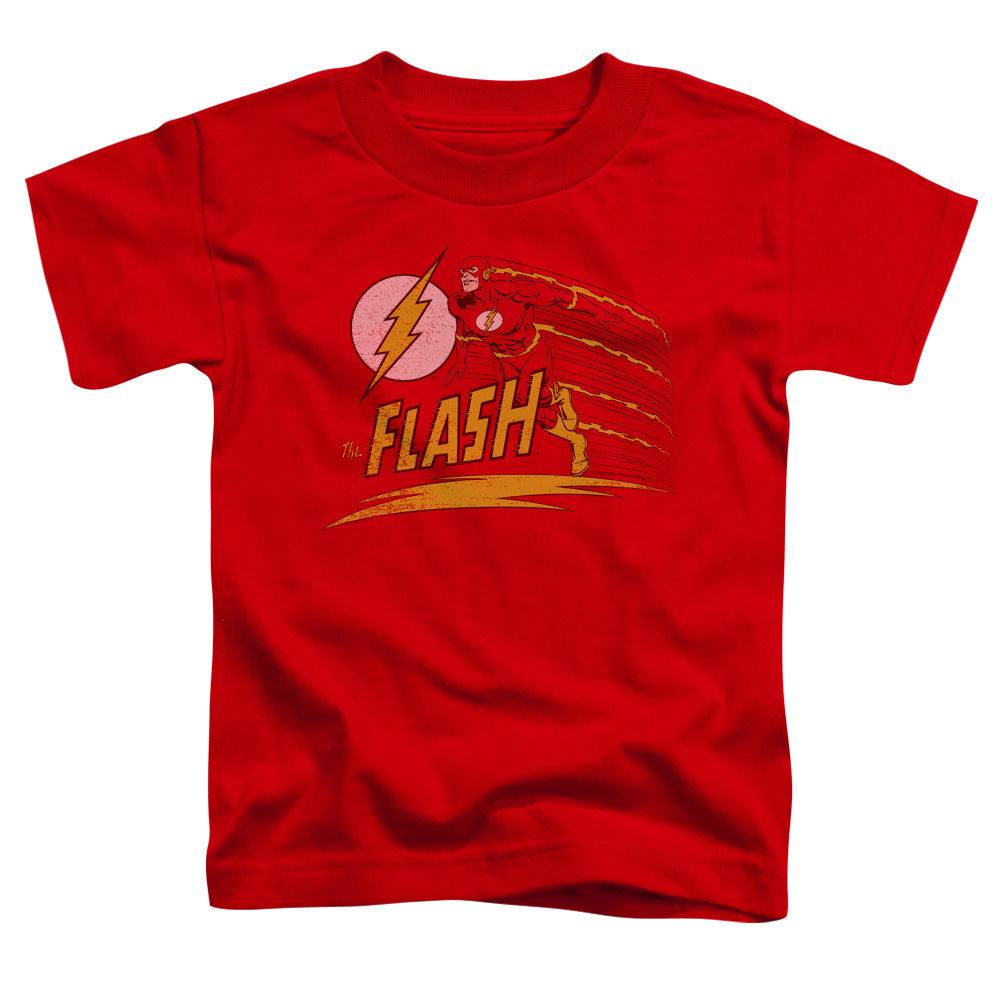 DC Comics Flash Like Lightning Toddler Kids Youth T Shirt Red Officially Licensed