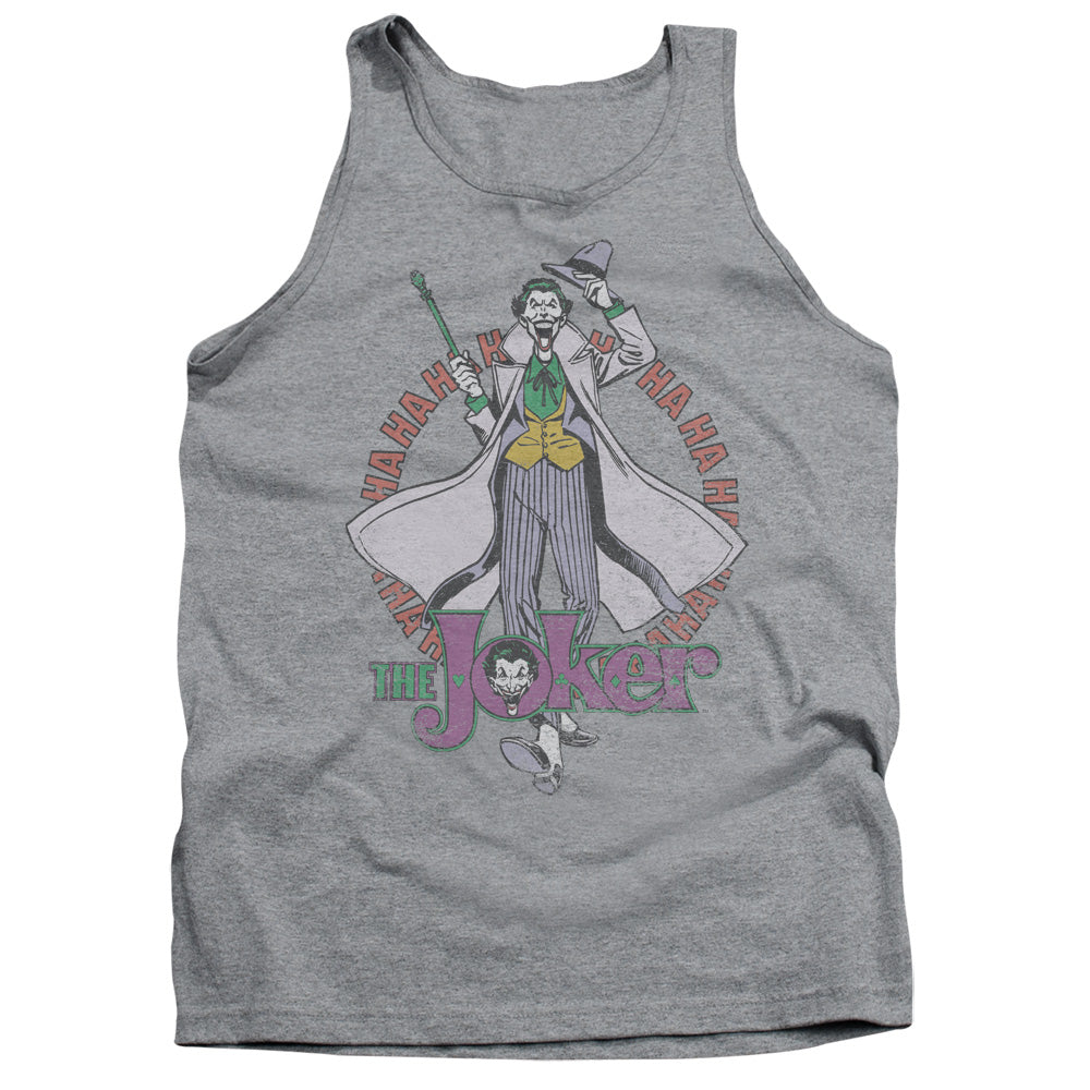 DC Comics Maniacal Mens Tank Top Shirt Athletic Heather Officially Licensed