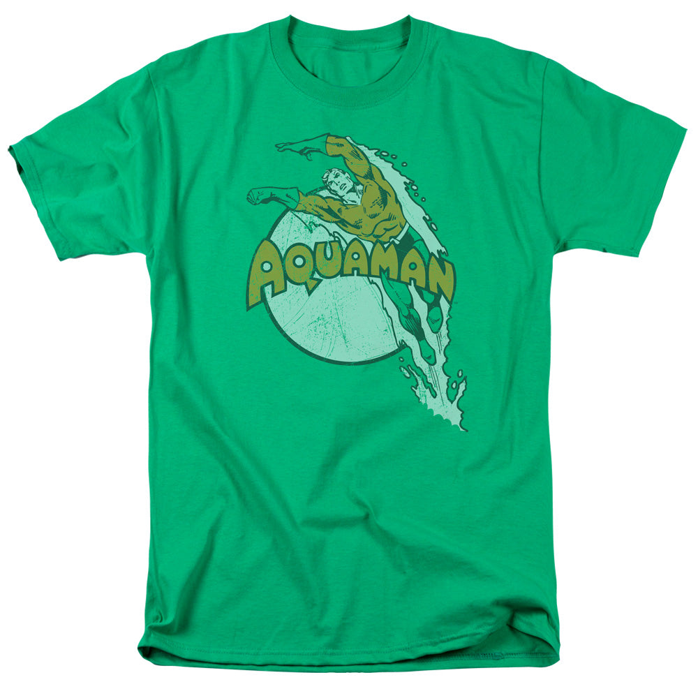 Dc Splash Mens T Shirt Kelly Green Officially Licensed