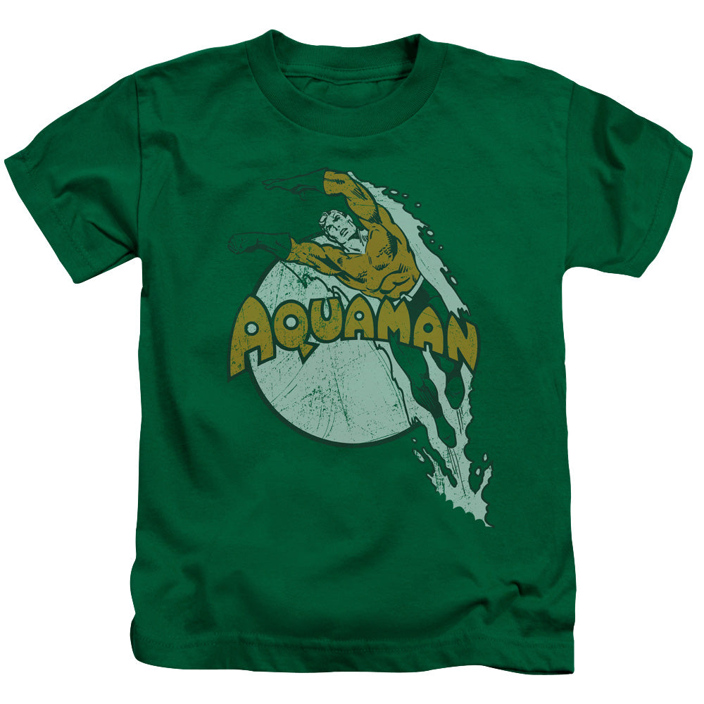 DC Comics Splash Juvenile Kids Youth T Shirt Kelly Green Officially Licensed