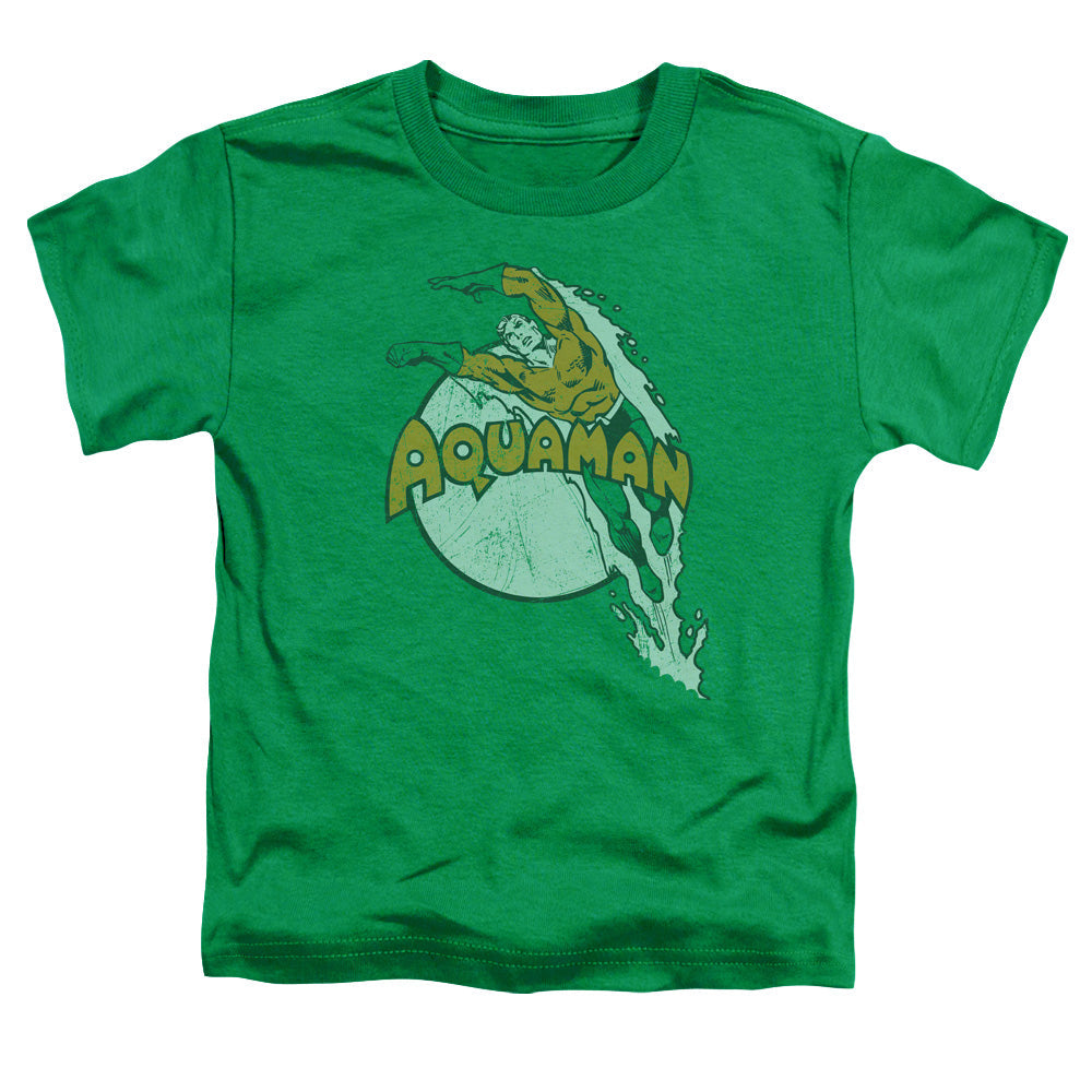 DC Comics Splash Toddler Kids Youth T Shirt Kelly Green Officially Licensed