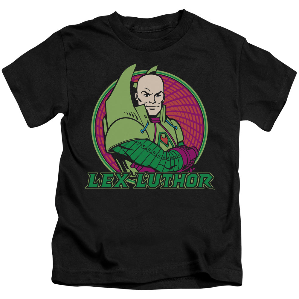 DC Comics Lex Luthor Juvenile Kids Youth T Shirt Black Officially Licensed