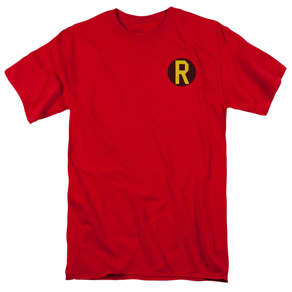 Dc Robin Logo Mens T Shirt Red Officially Licensed