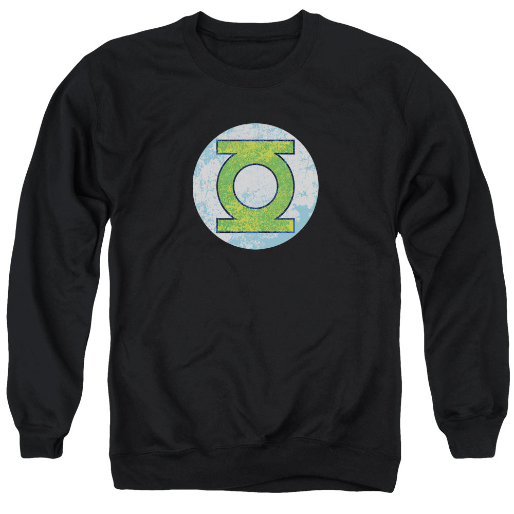 Dco Gl Neon Distress Logo Mens Crewneck Sweatshirt Black