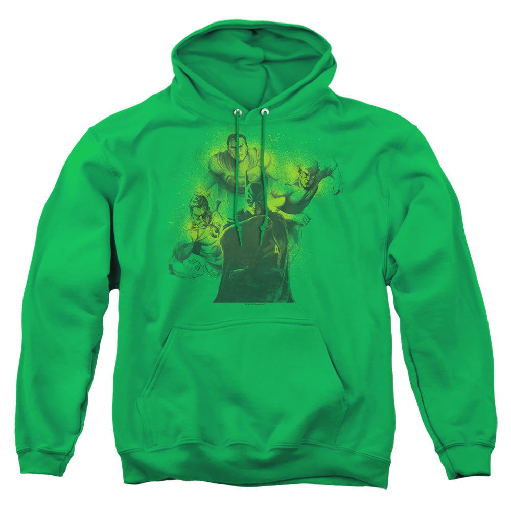 Dco Spray Sketch League Mens Hoodie Kelly Green Officially Licensed