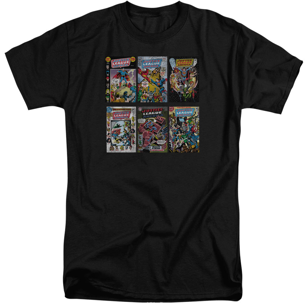 DC Comics DC Comics Covers Mens Tall T Shirt Adult Tall Black Officially Licensed