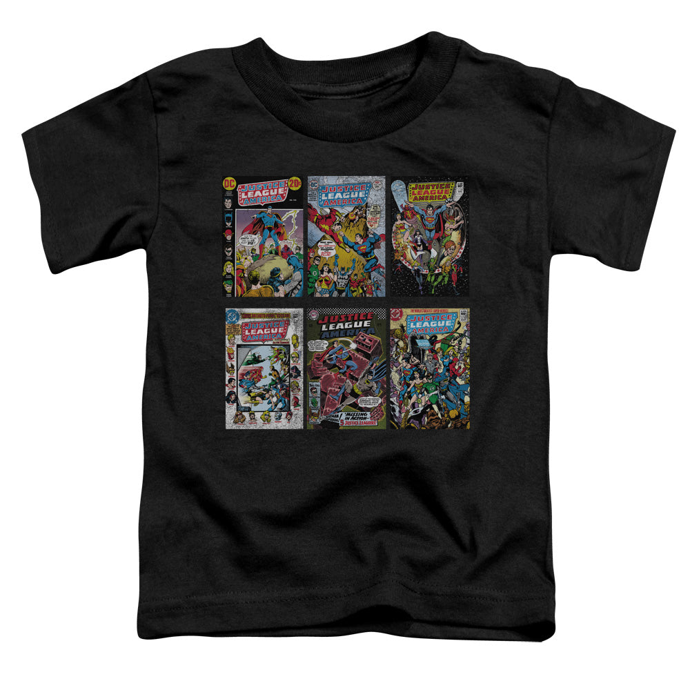 DC Comics DC Comics Covers Toddler Kids Youth T Shirt Black Officially Licensed