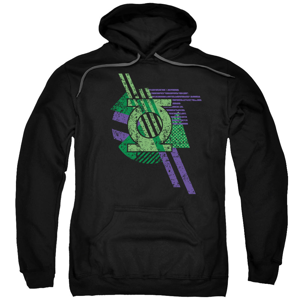 DC Comics Lantern Shapes Mens Hoodie Black Officially Licensed
