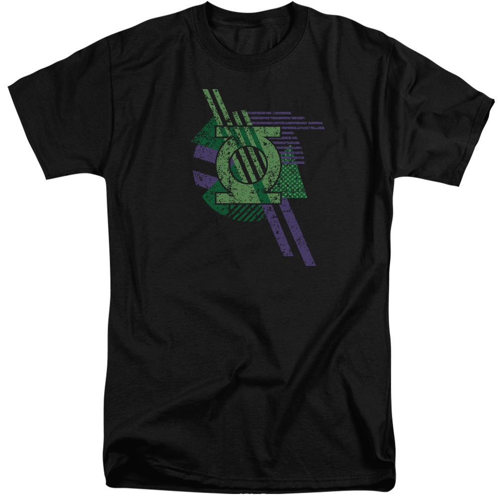 DC Comics Lantern Shapes Mens Tall T Shirt Adult Tall Black Officially Licensed