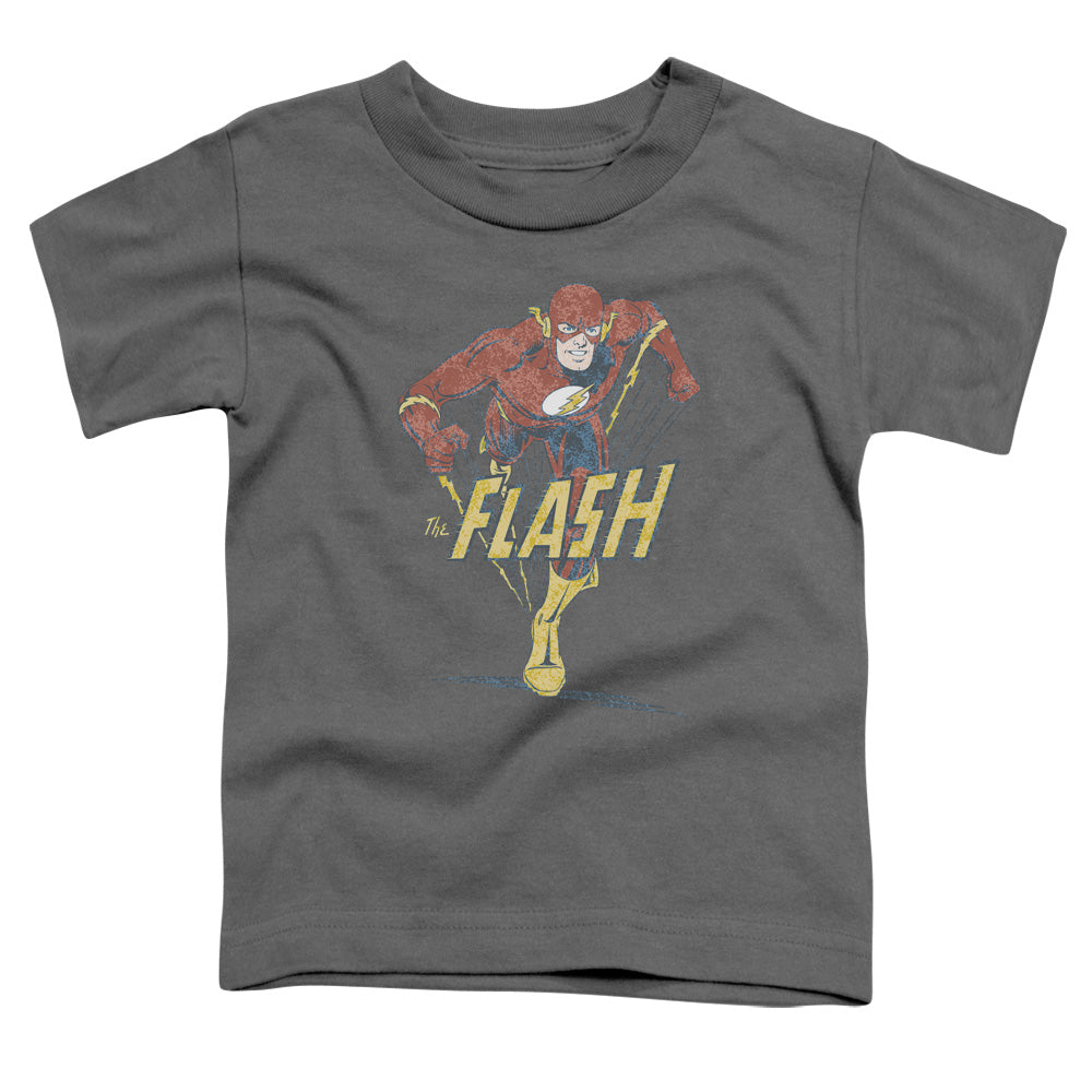DC Comics Flash Desaturated Flash Toddler Kids Youth T Shirt Athletic Heather Officially Licensed