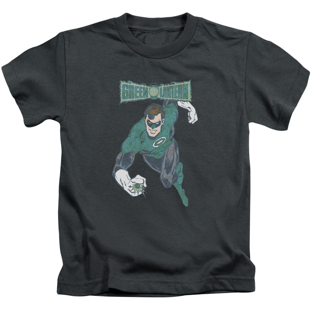 DC Comics Desaturated Green Lantern Juvenile Kids Youth T Shirt Charcoal Officially Licensed