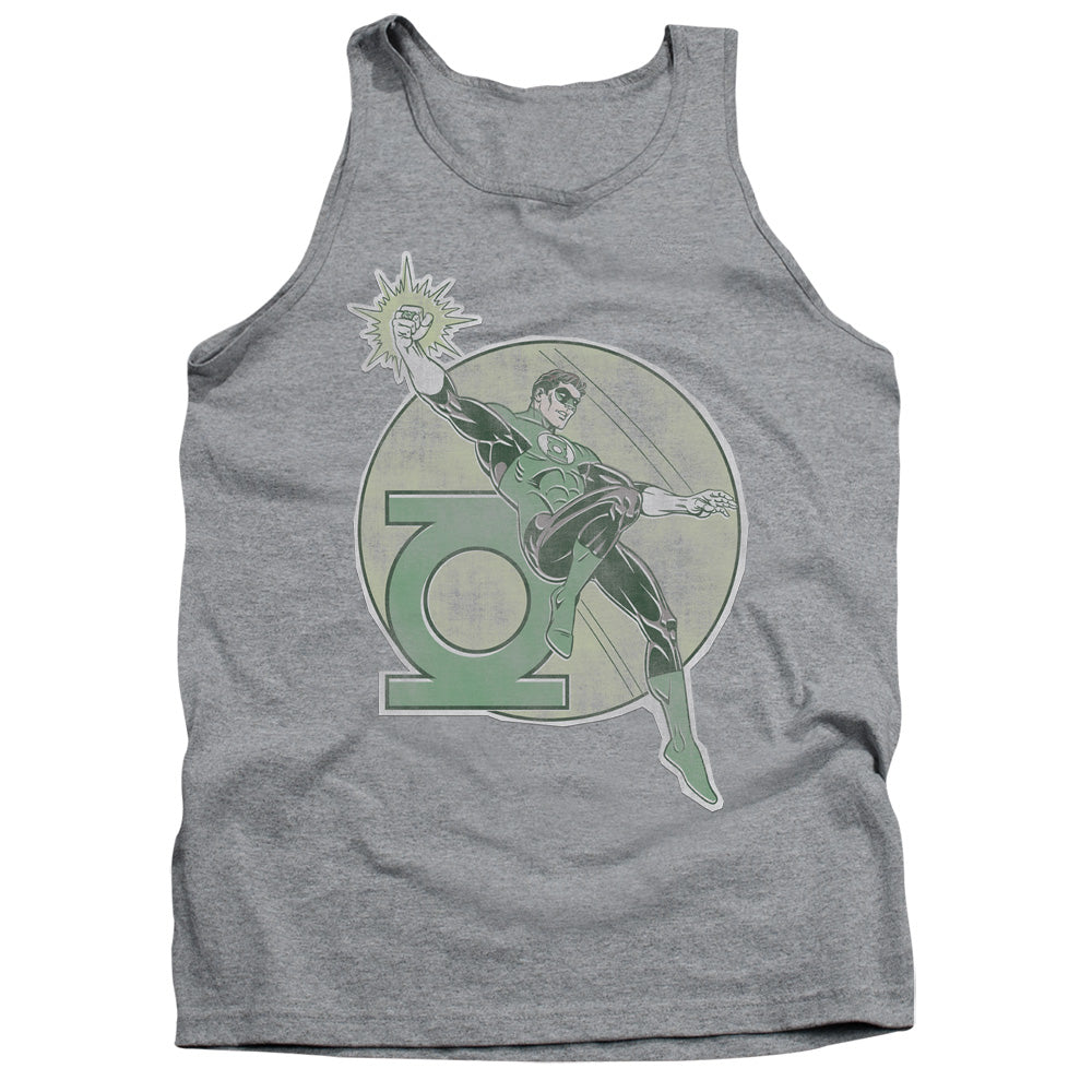 Dco Retro Lantern Iron On Mens Tank Top Shirt Athletic Heather Officially Licensed