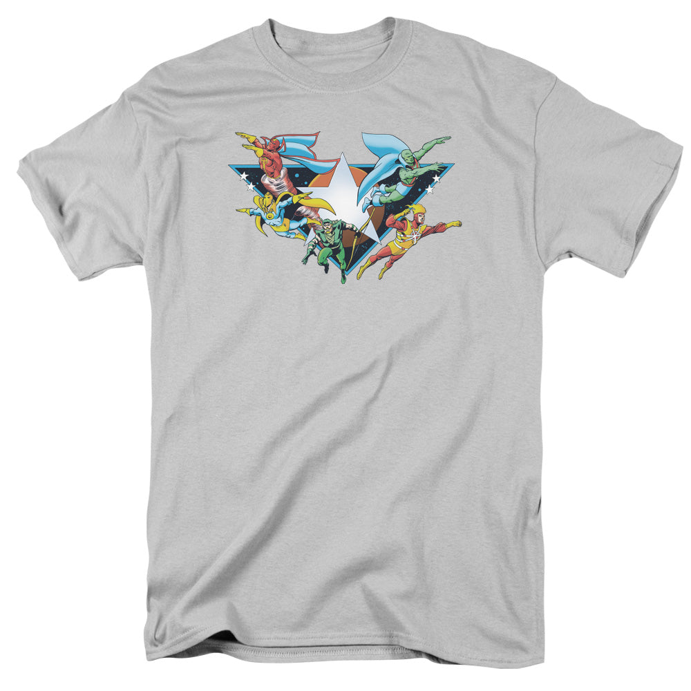 Dco Star Power Mens T Shirt Silver Officially Licensed