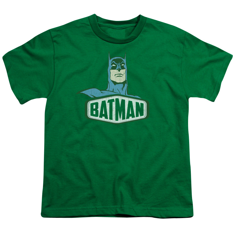 DC Comics Batman Sign Kids Youth T Shirt Kelly Green Officially Licensed