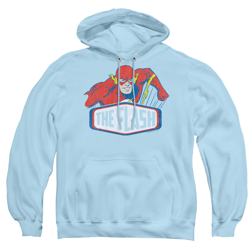 Dc Flash Flash Sign Mens Hoodie Light Blue Officially Licensed