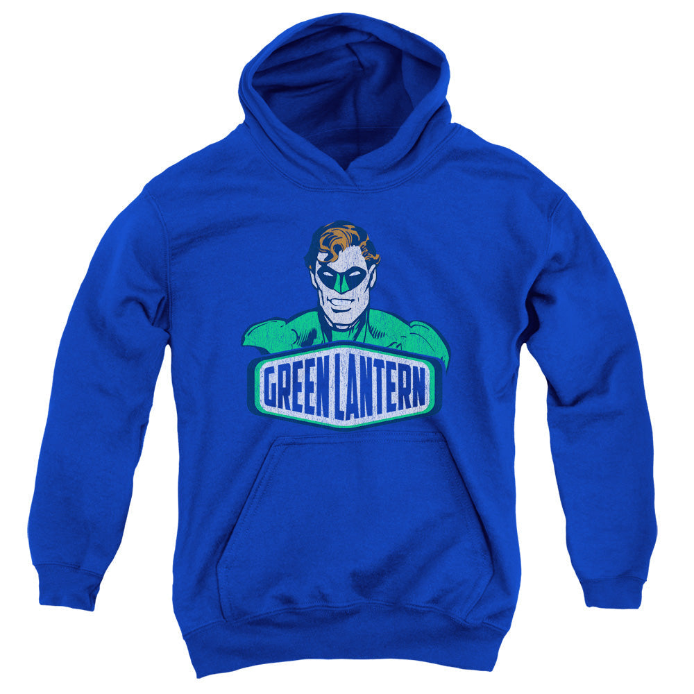 DC Comics Green Lantern Sign Kids Youth Hoodie Royal Officially Licensed