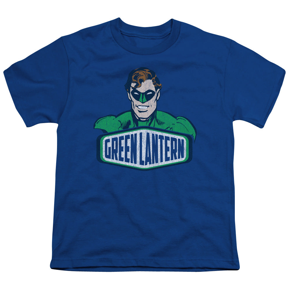 DC Comics Green Lantern Sign Kids Youth T Shirt Royal Blue Officially Licensed