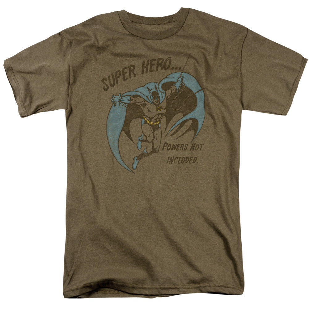 Dc No Powers Mens T Shirt Safari Green Officially Licensed