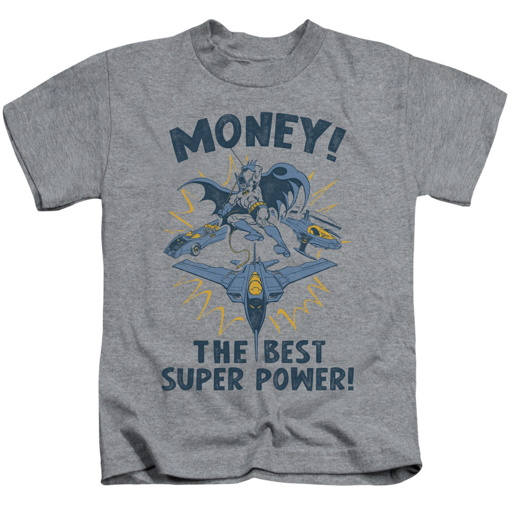 DC Comics Money Juvenile Kids Youth T Shirt Athletic Heather Officially Licensed
