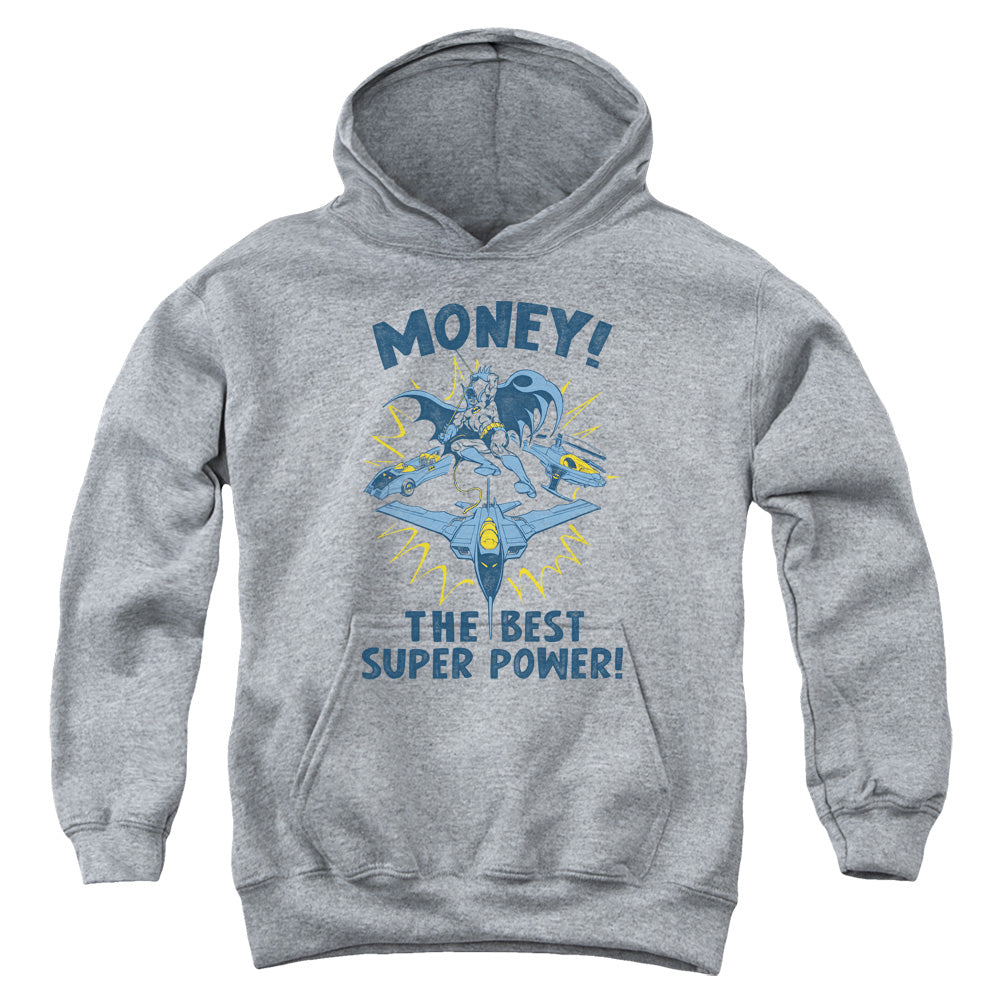 DC Comics Money Kids Youth Hoodie Heather Officially Licensed