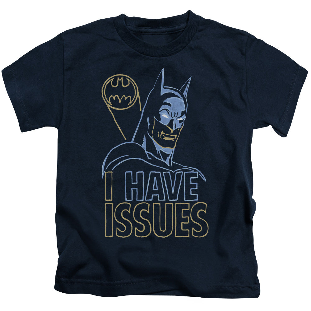 DC Comics Issues Juvenile Kids Youth T Shirt Navy Blue Officially Licensed