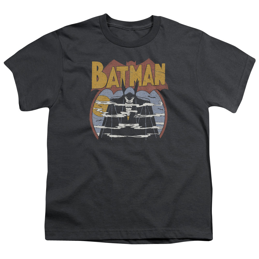 DC Comics Foggy Kids Youth T Shirt Charcoal Officially Licensed