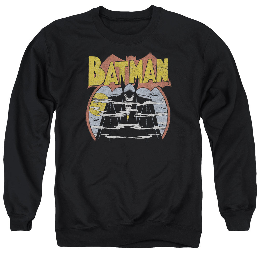 DC Comics Foggy Mens Crewneck Sweatshirt Black Officially Licensed