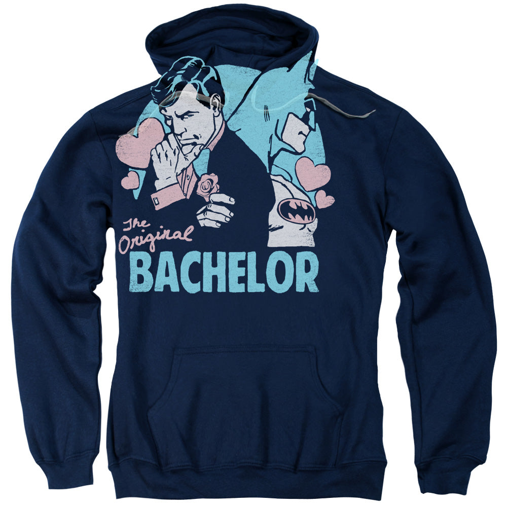 DC Comics Bachelor Mens Hoodie Navy Blue Officially Licensed