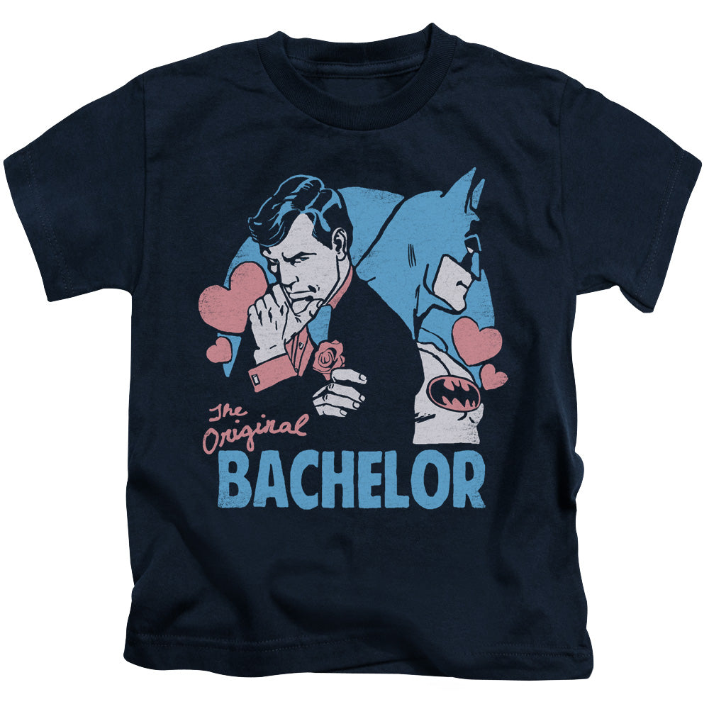 DC Comics Bachelor Juvenile Kids Youth T Shirt Navy Blue Officially Licensed