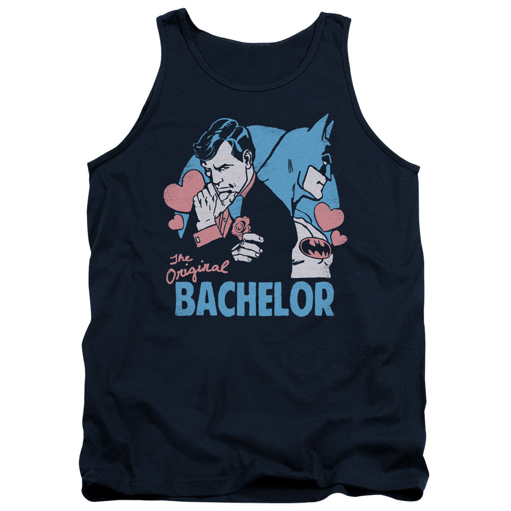 DC Comics Bachelor Mens Tank Top Shirt Navy Blue Officially Licensed