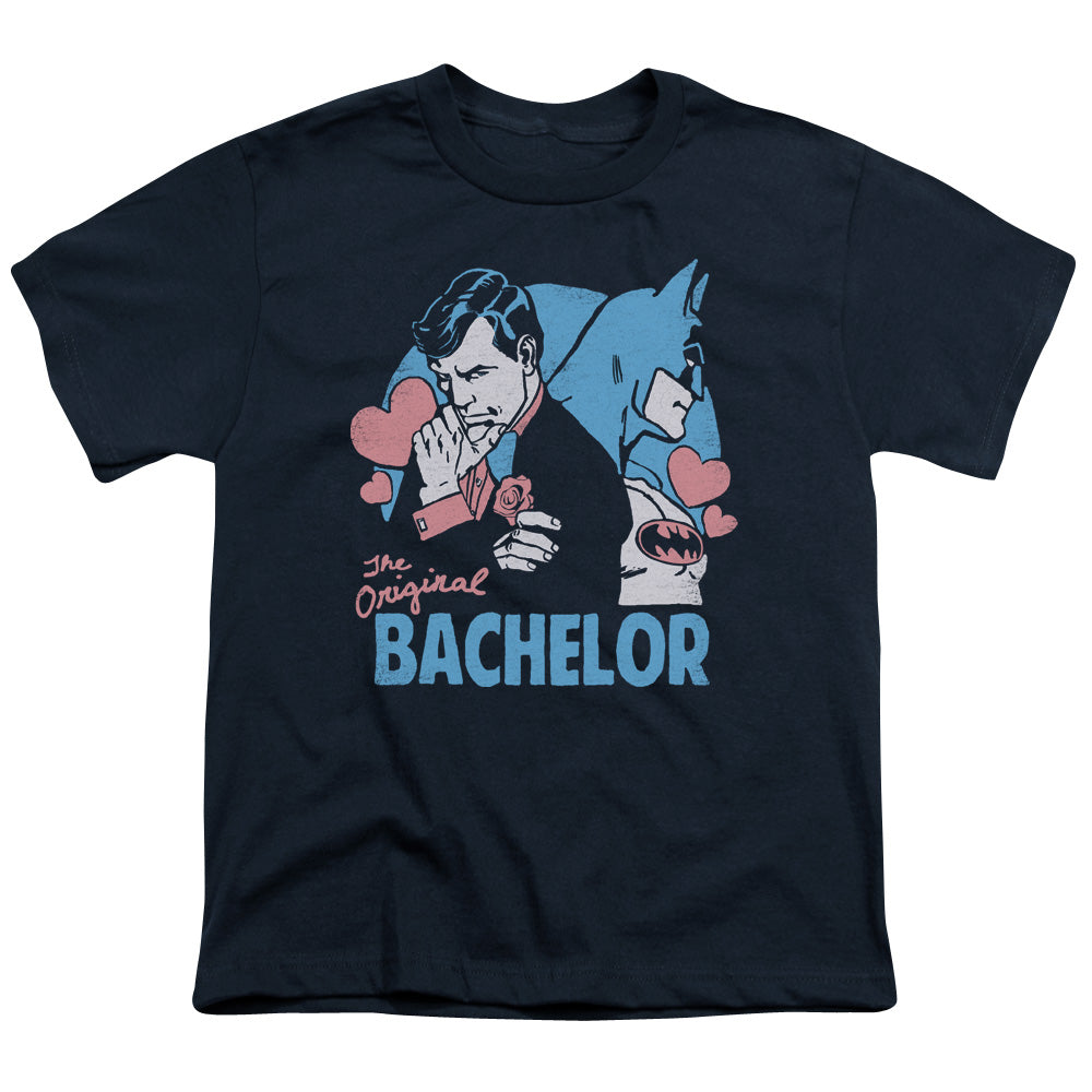DC Comics Bachelor Kids Youth T Shirt Navy Blue Officially Licensed