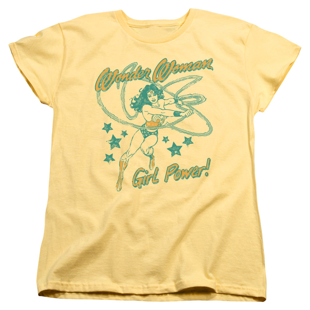 DC Comics Ww Girl Power Womens T Shirt Banana Officially Licensed