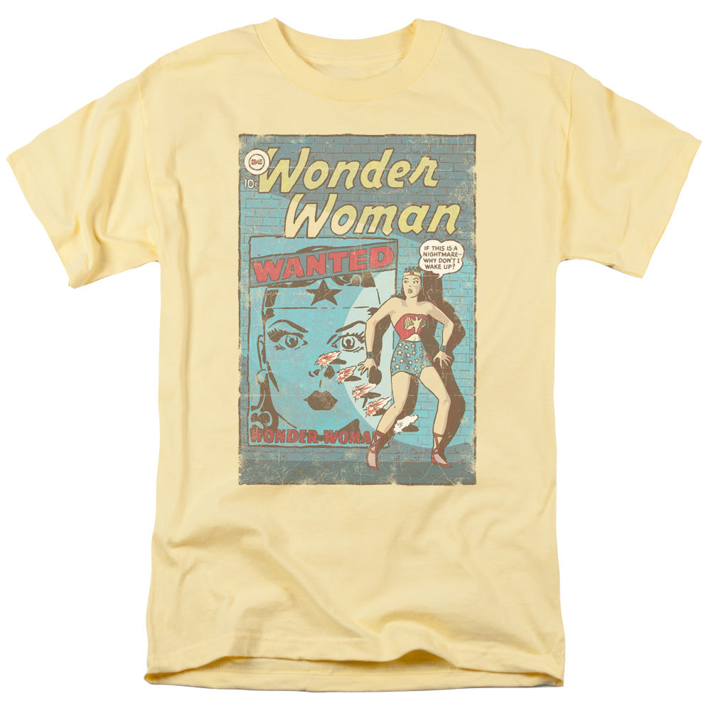 Dc Ww Wanted Mens T Shirt Banana Officially Licensed
