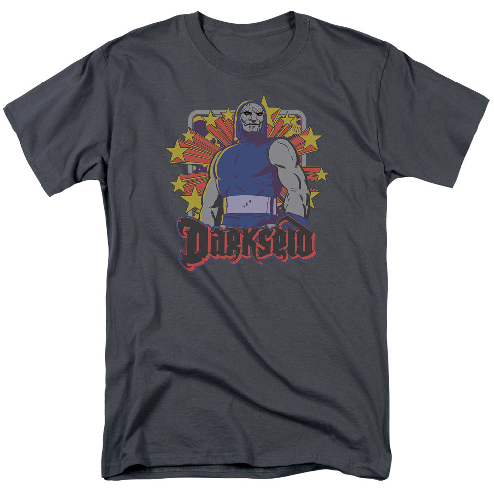 Dc Darkseid Stars Mens T Shirt Charcoal Officially Licensed