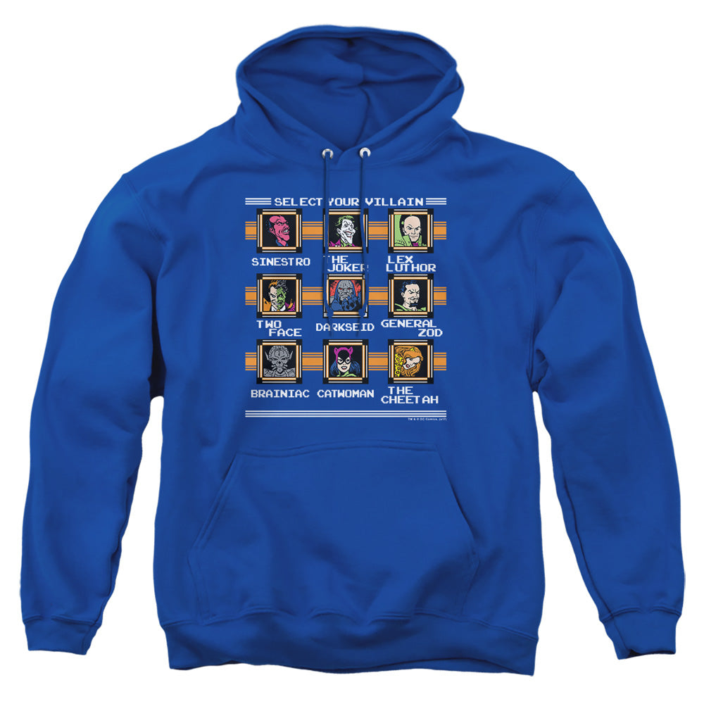 Dc Stage Select Mens Hoodie Royal Officially Licensed